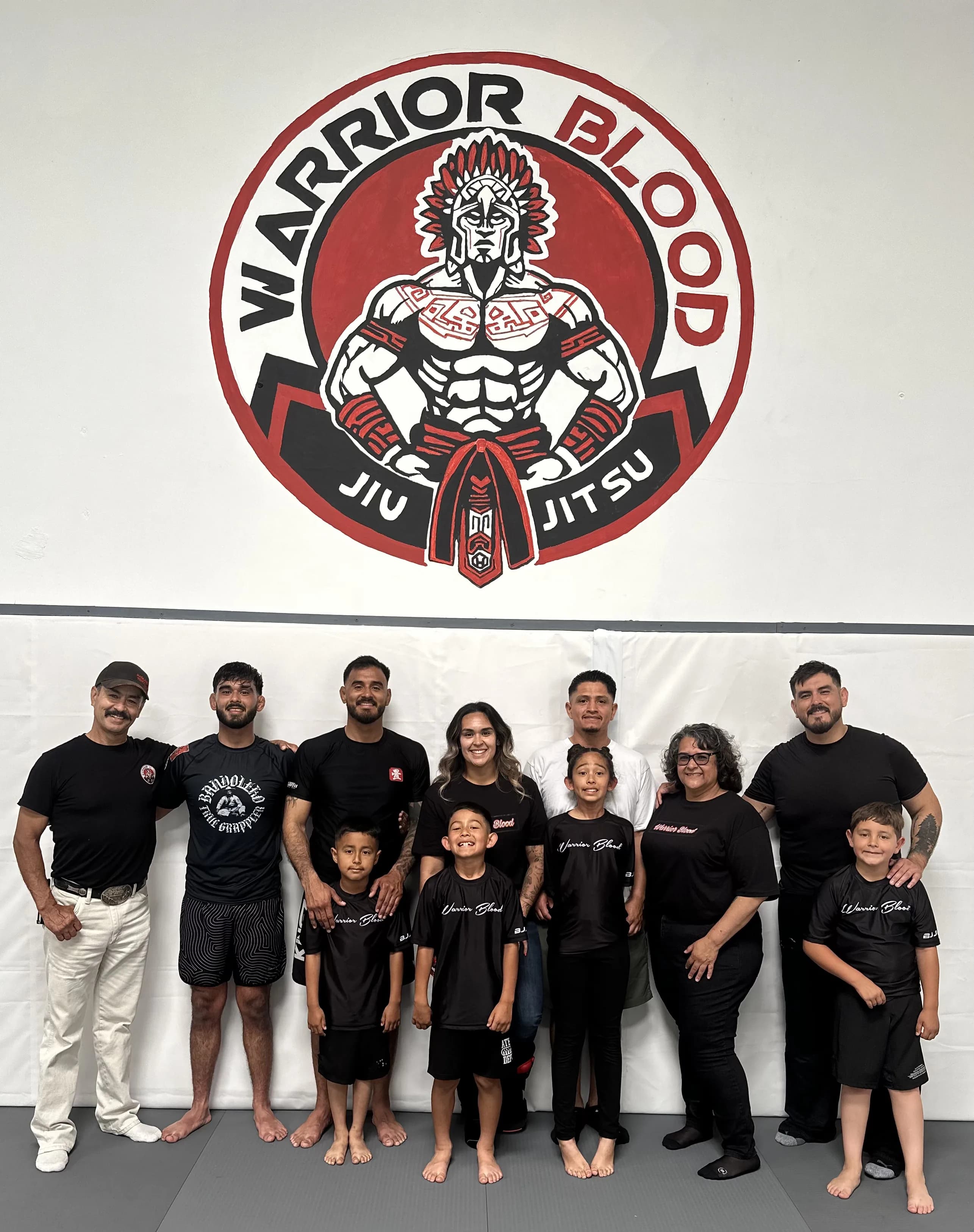 Families training together at WBJJ